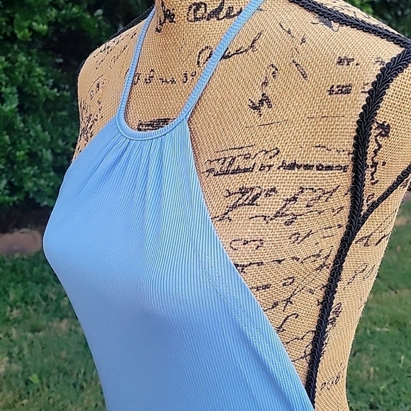 NEW Halterneck Mini Dress with Open Back - Picture 15 of 17